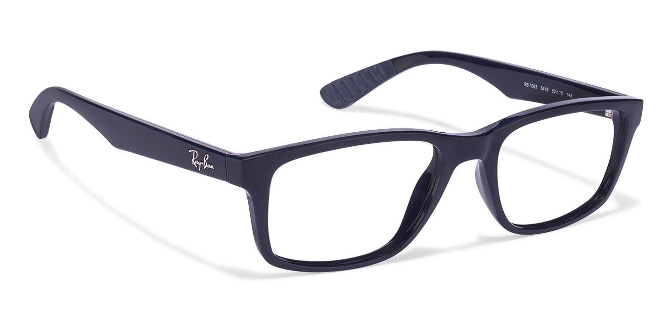Ray-Ban RX7063 Size-52 Blue 5419 Eyeglasses - Lenskart.com ...