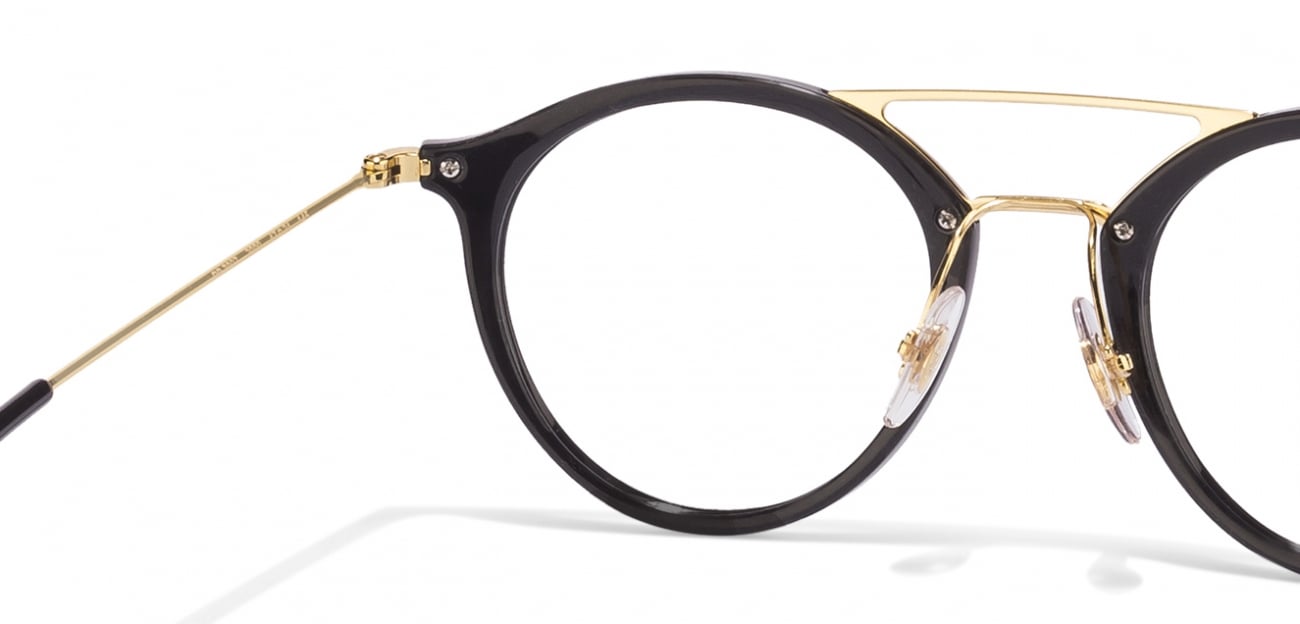Buy Ray-Ban RX7097 Size:47 Golden Black 2000 Eyeglasses ...