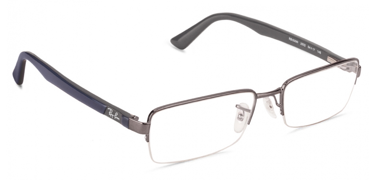 Buy Ray-Ban RX6306 2502 Size:54 Gunmetal Blue Eyeglasses ...