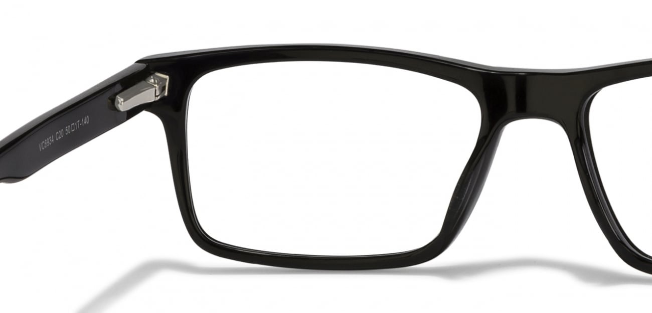 Black Full Rim Rectangle Medium (Size-50) Vincent Chase ...