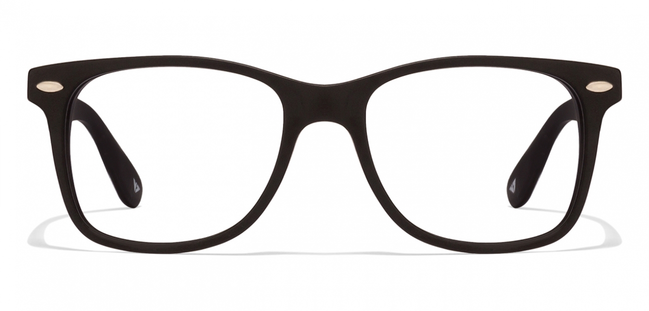 Matte Black White Design Wayfarer Medium (Size-50) Vincent ...