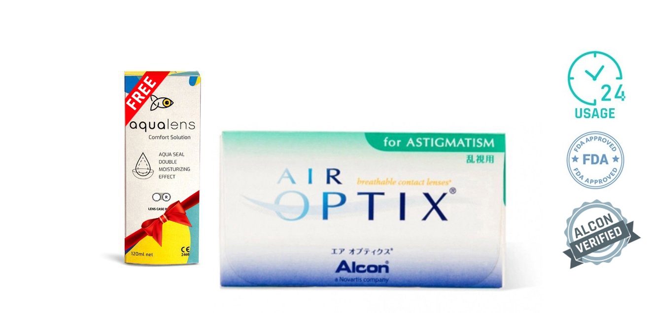 Shop Online Air Optix For Astigmatism 3 Lens Box Montly