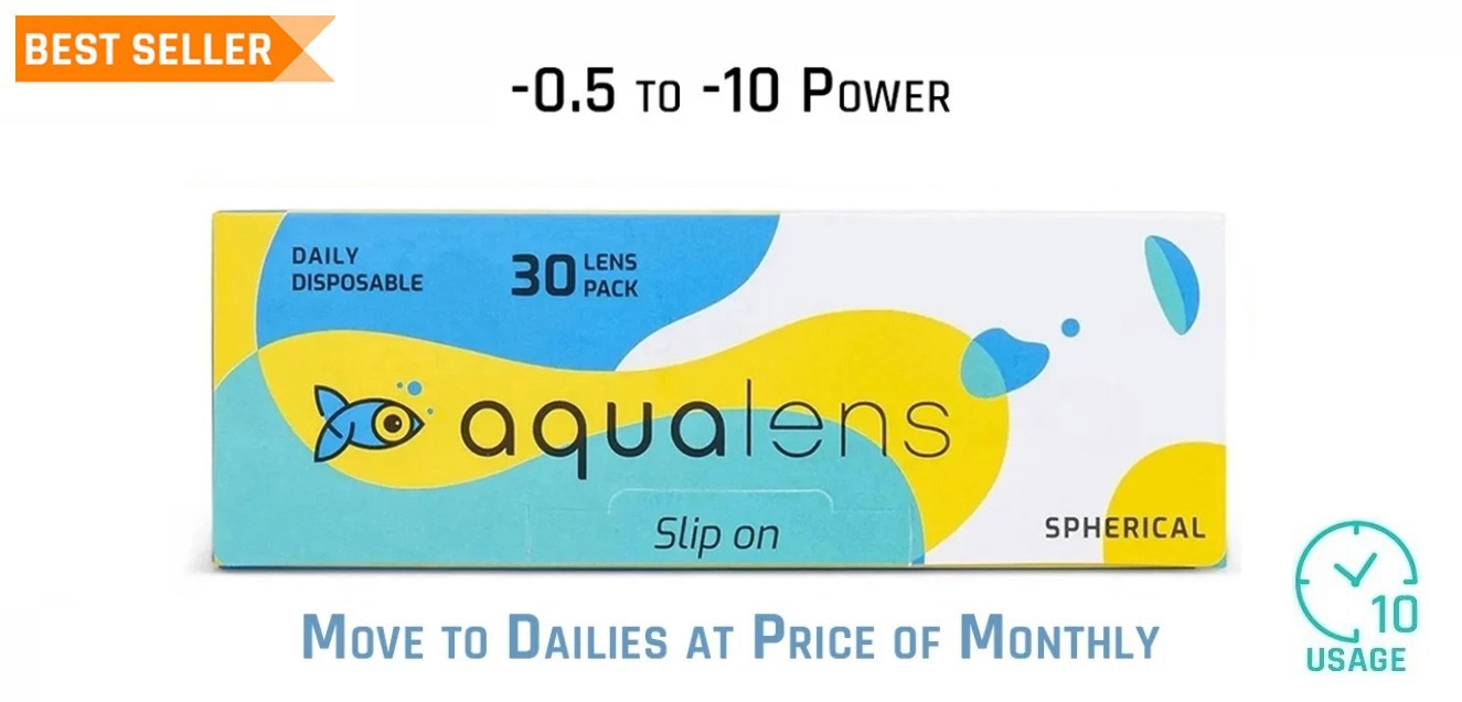 Buy Aqualens Daily Disposable Contact Lenses 30 Lenses Box Gold membership scheme of lenskart is worst program which doesn't help customers, because they already selling their product higher price bluecut, arc, thin blue. aqualens aqualens daily 10 hours 30 lens