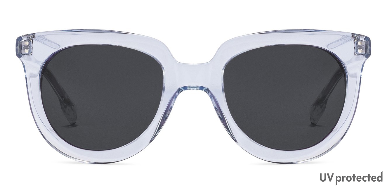 transparent wayfarer glasses