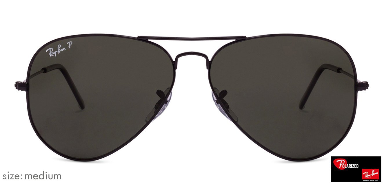 Shop Online For Ray Ban Rb3025 Medium Size 58 Black Green 002 58 Men Polarized Sunglasses