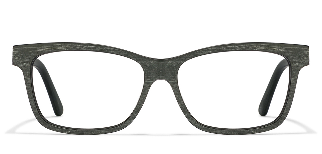 matte grey wooden full rim rectangle medium size 53 vincent chase