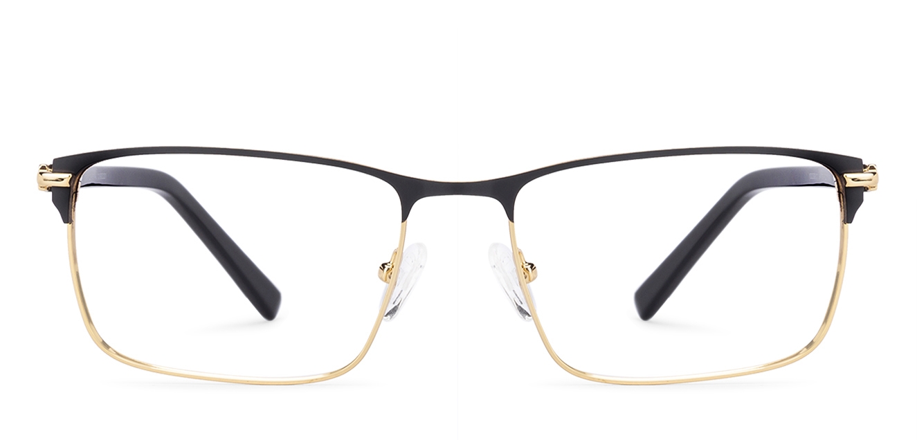 Buy Blue Block Phone Computer Glasses Black Golden Full Rim Rectangle Vincent Chase Steel Escobar Vc E12395 C1 Full rim prescription glasses come complete with free thin & light lenses and all coatings. vincent chase computer glasses vc e12395