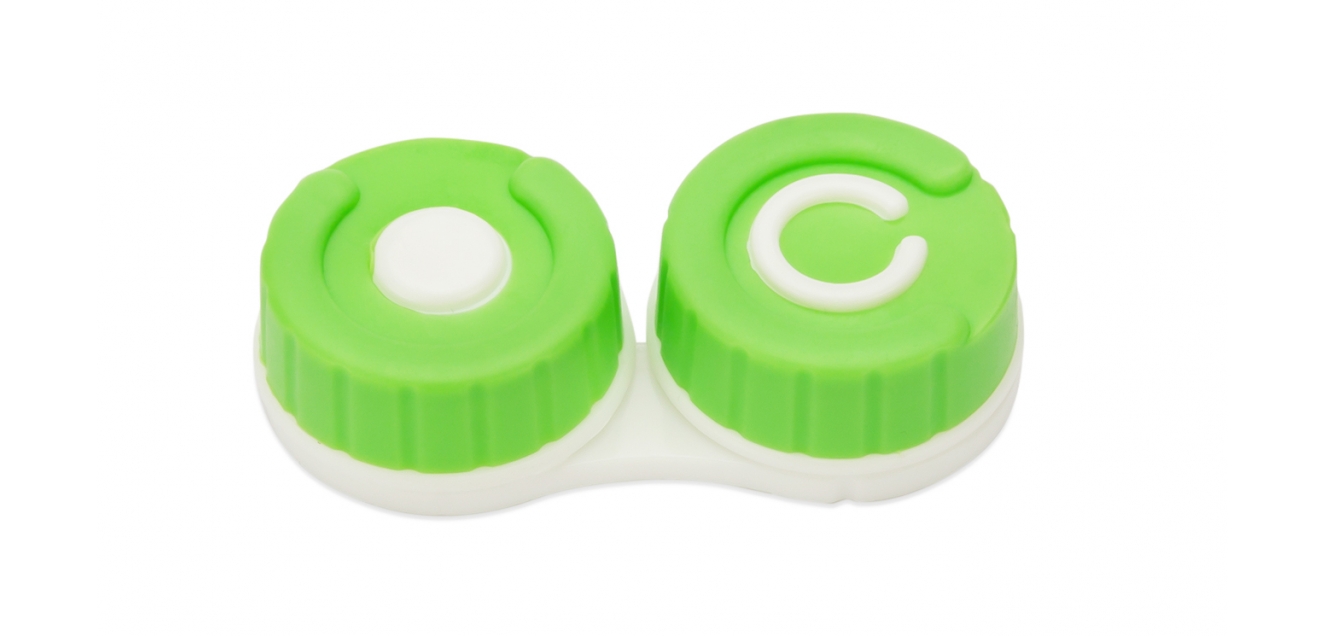 Lenskart SL2023 Polka dots Green White Lens Case