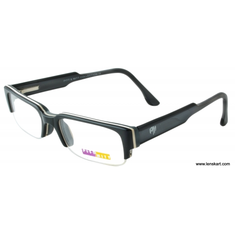 Shop Online For Pitt Mitt Fr 1027 C1 46 Black Grey Kids Eyeglasses