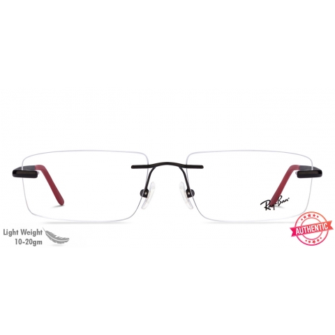 Black Red 2509 Unisex Eyeglasses