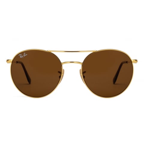 Gold Brown 001/33 Unisex Sunglasses