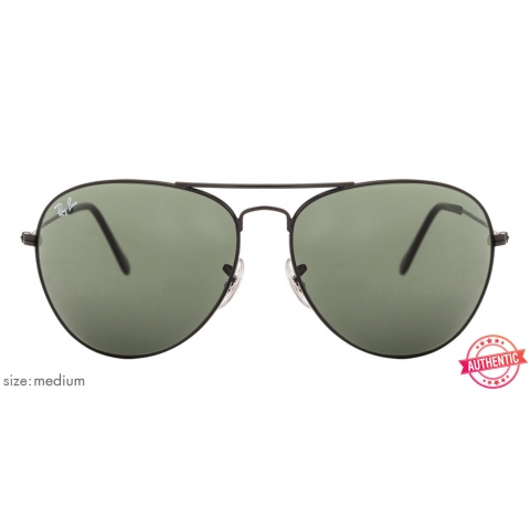 Shop online for Ray-Ban RB3432 Medium (Size-59) Black Grey 2 Men Sunglasses