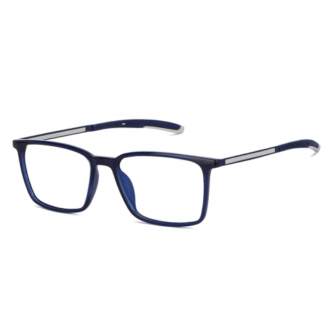 Blue White Blue Full Rim Rectangle New Balance NB E13655-C1 Eyeglasses ...