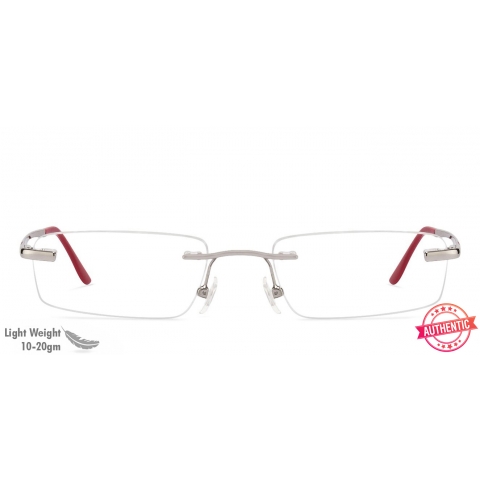 Shop online for Ray-Ban 0Rx6266 Medium (Size-51) Silver Red02501 Unisex ...