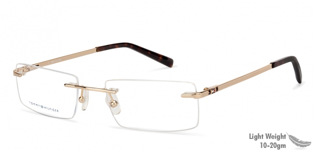 tommy hilfiger frameless specs