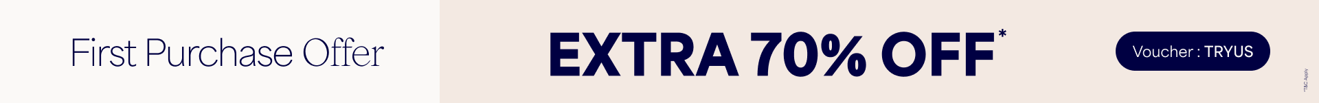 offer banner in header