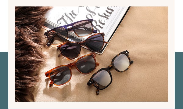 Equal Brown Gradient Color Sunglasses Square Shape Full Rim Black Frame (Brown) At Nykaa, Best Beauty Products Online