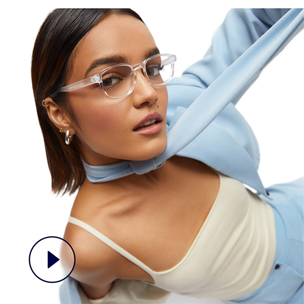 Pink Transparent Full Rim Rectangle Lenskart Air Comfort LA E15014
