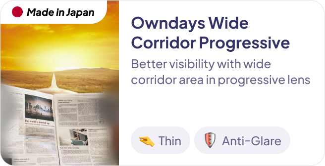 Owndays Wide Corridor Progressive