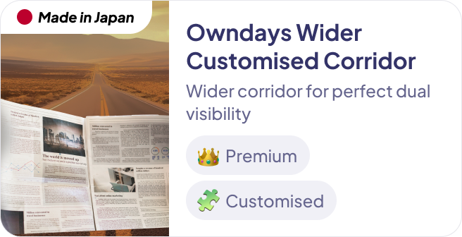 Owndays Wider Customised Corridor Progressive