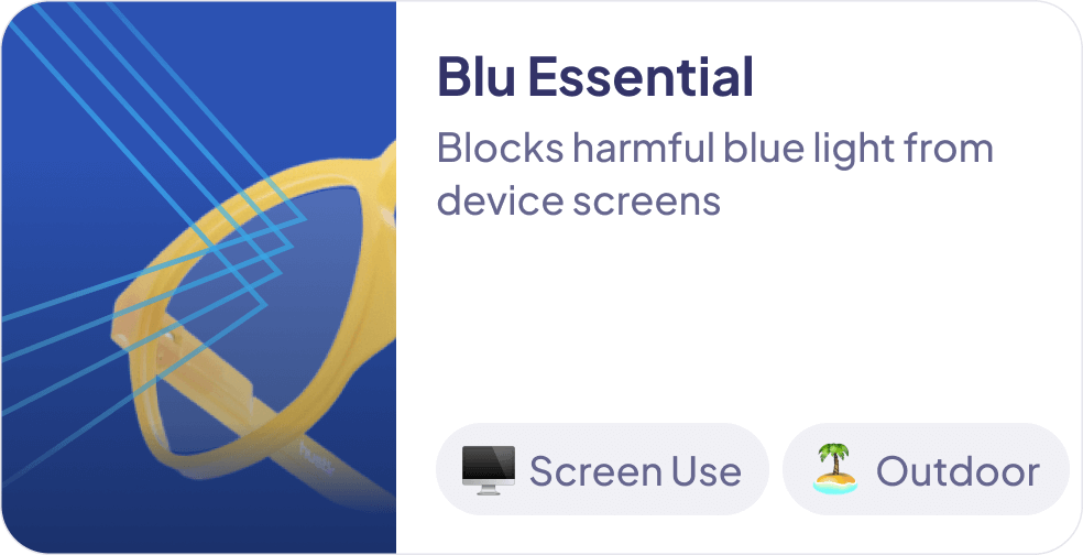 optical lenses single vision blu essential lens