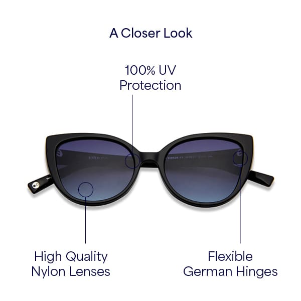 Buy John Jacobs Grey Stainless Steel Aviator Sunglasses Online ...