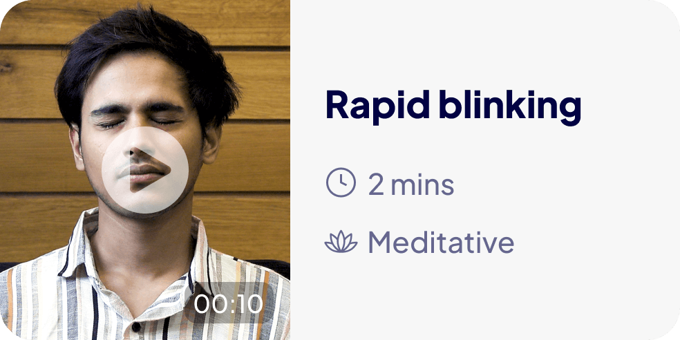 Rapid Blinking