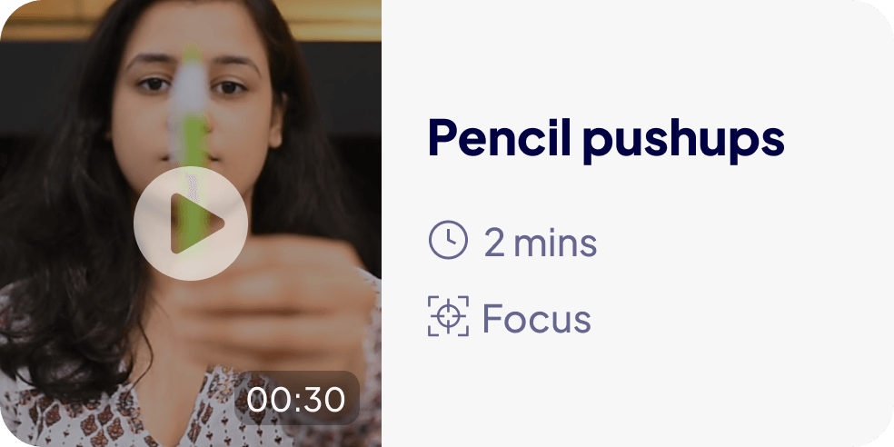 Pencil Pushups