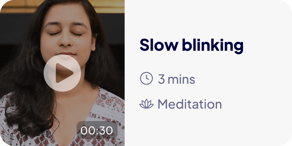 Slow Blinking