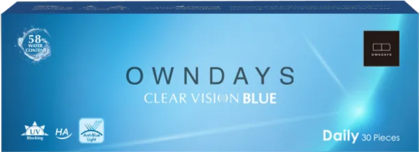 OWNDAYS CLEAR VISION BLUE DAILY