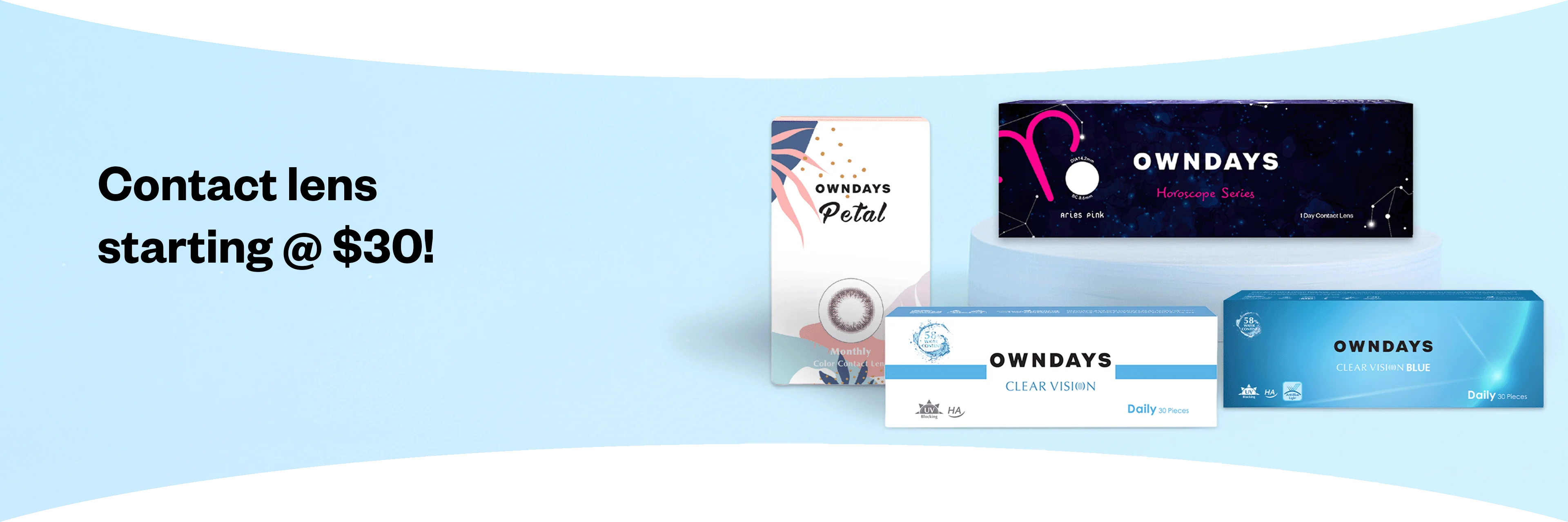 Contact Lenses product banner